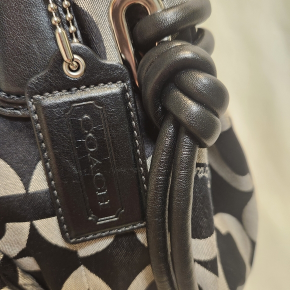 Coach Kristin Op Art Satchel/Hobo Bag - Picture 6 of 13